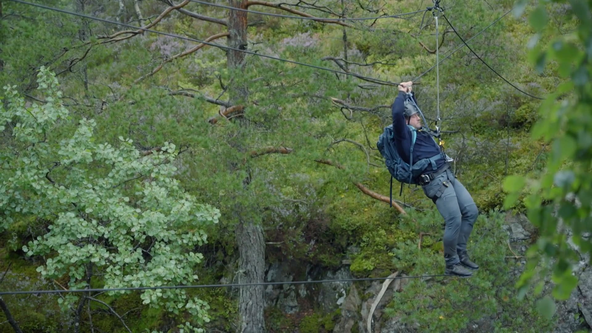Niet iedereen blijkt bestand tegen de indianenbrug