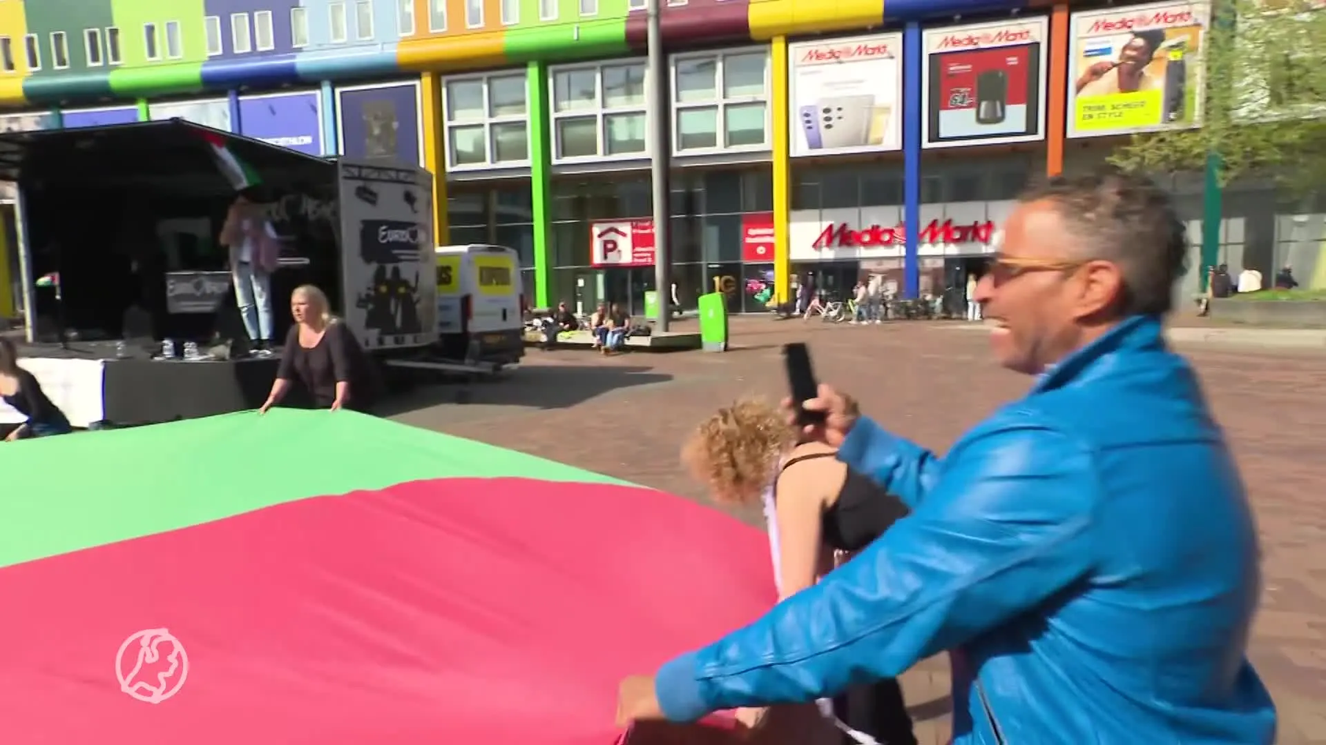 Demonstranten roepen bij Eurovision in Concert op tot boycot Songfestival