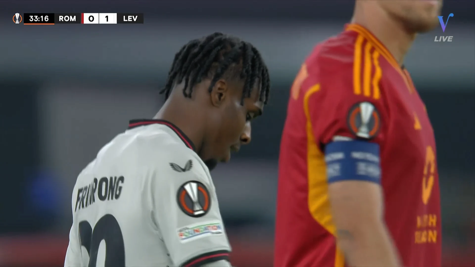 KANS: Frimpong schiet rakelings naast