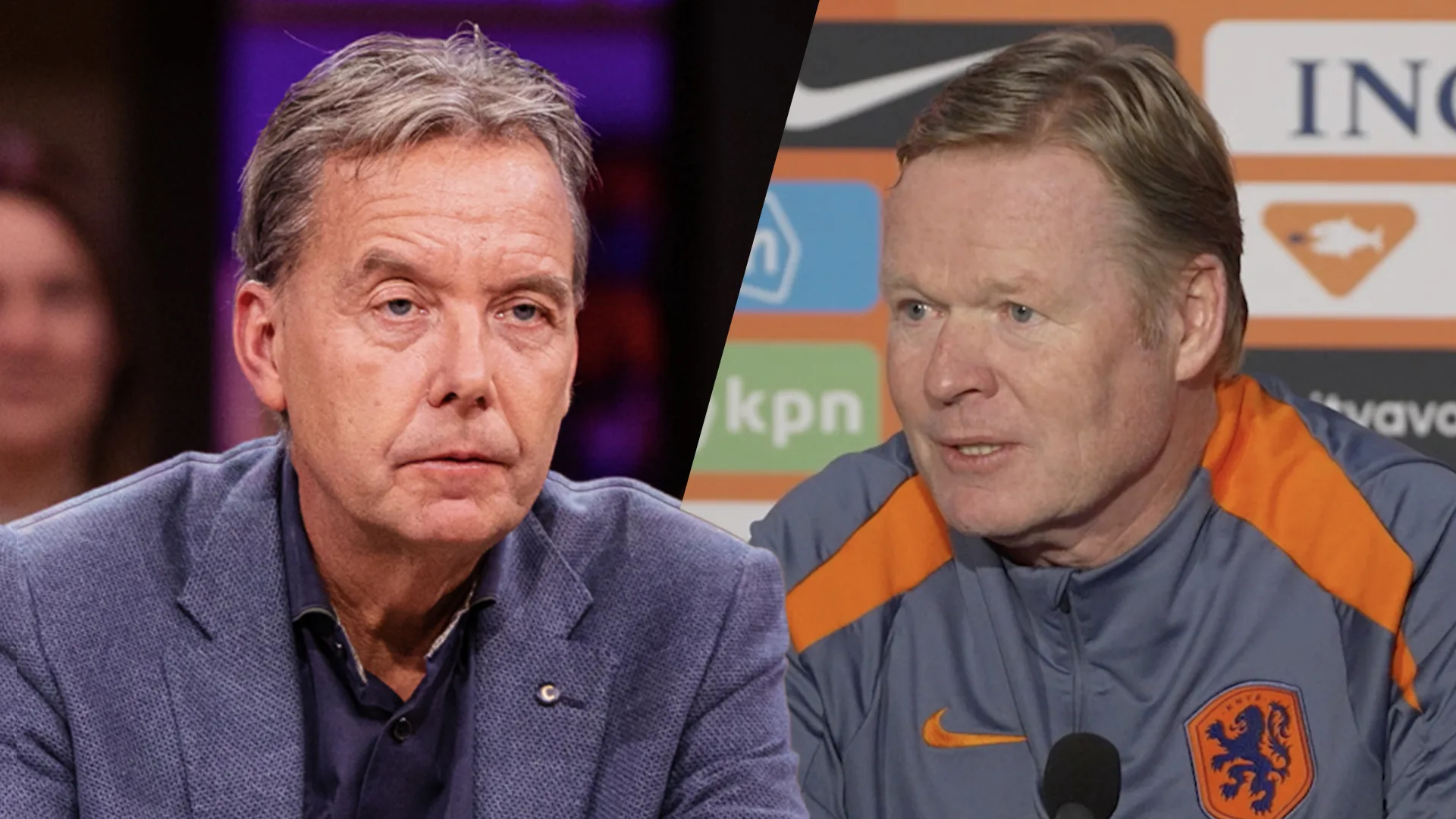 Ronald Koeman in discussie met Valentijn Driessen over toekomst bij Oranje: 'Vind jij dat ja?'