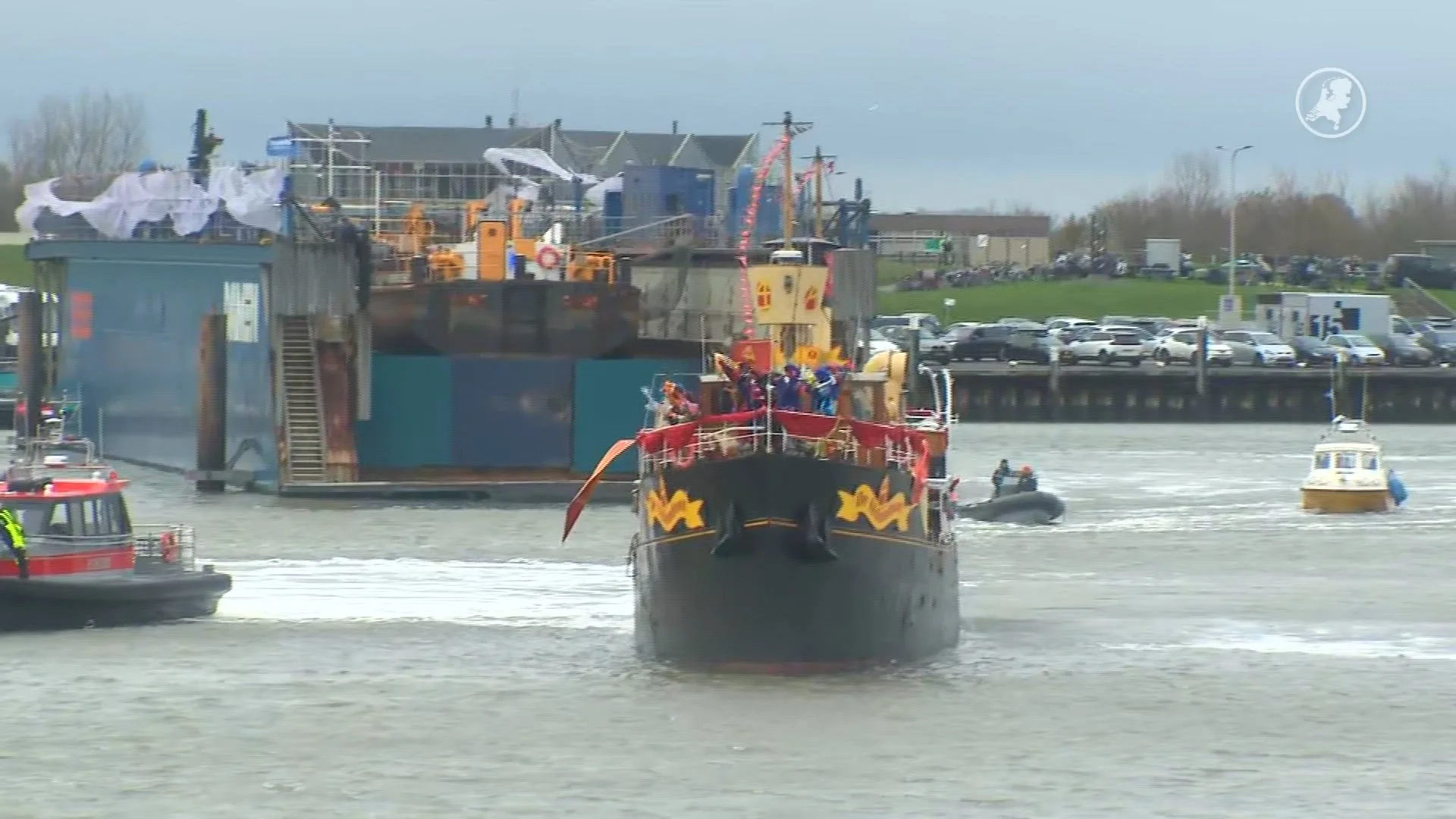 Sinterklaas veilig aangekomen op Texel