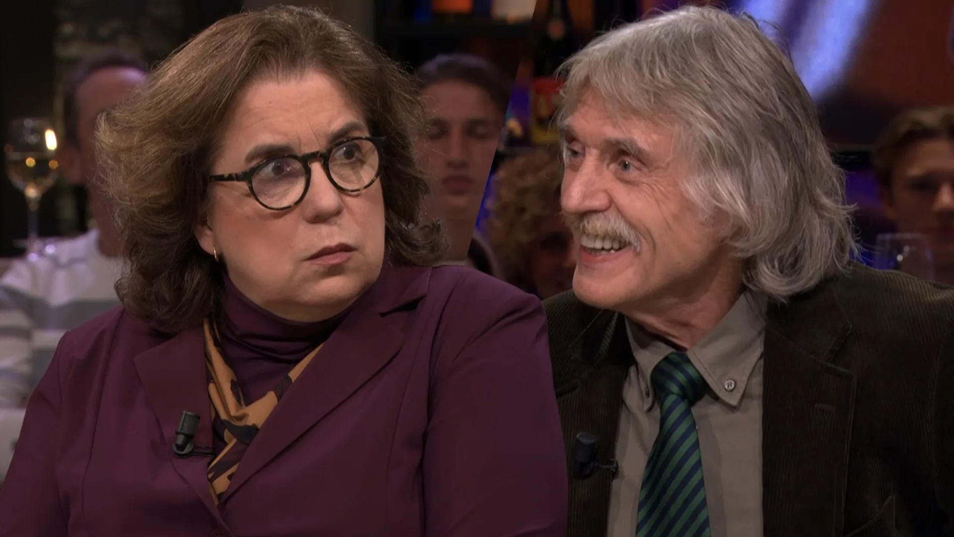 Francis van Broekhuizen vraagt Johan Derksen: ‘Wat ga je morgen voor rottigs over mij zeggen?’