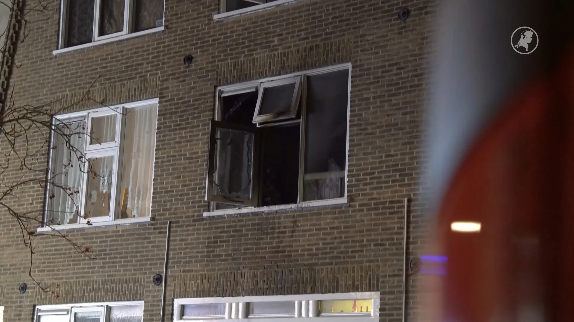 Brand bij woning in groningen