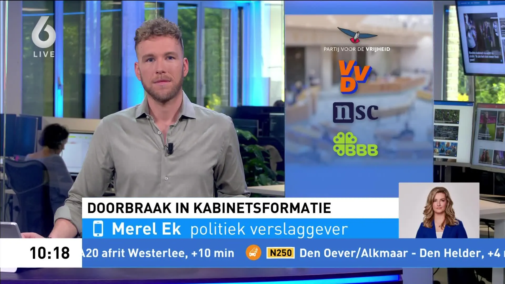 Merel Ek over de huidige stand van de formatie