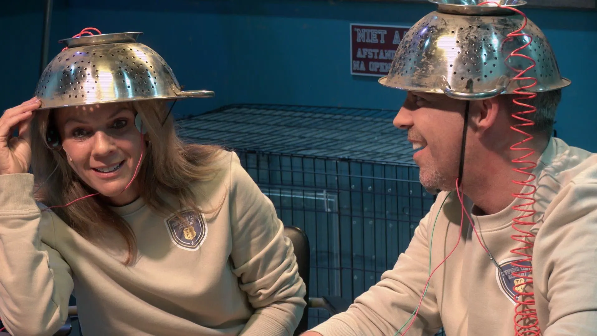 Police Academy: Leontien van Moorsel en Manuel Venderbos - Michael Boogerd en Barbara Barend