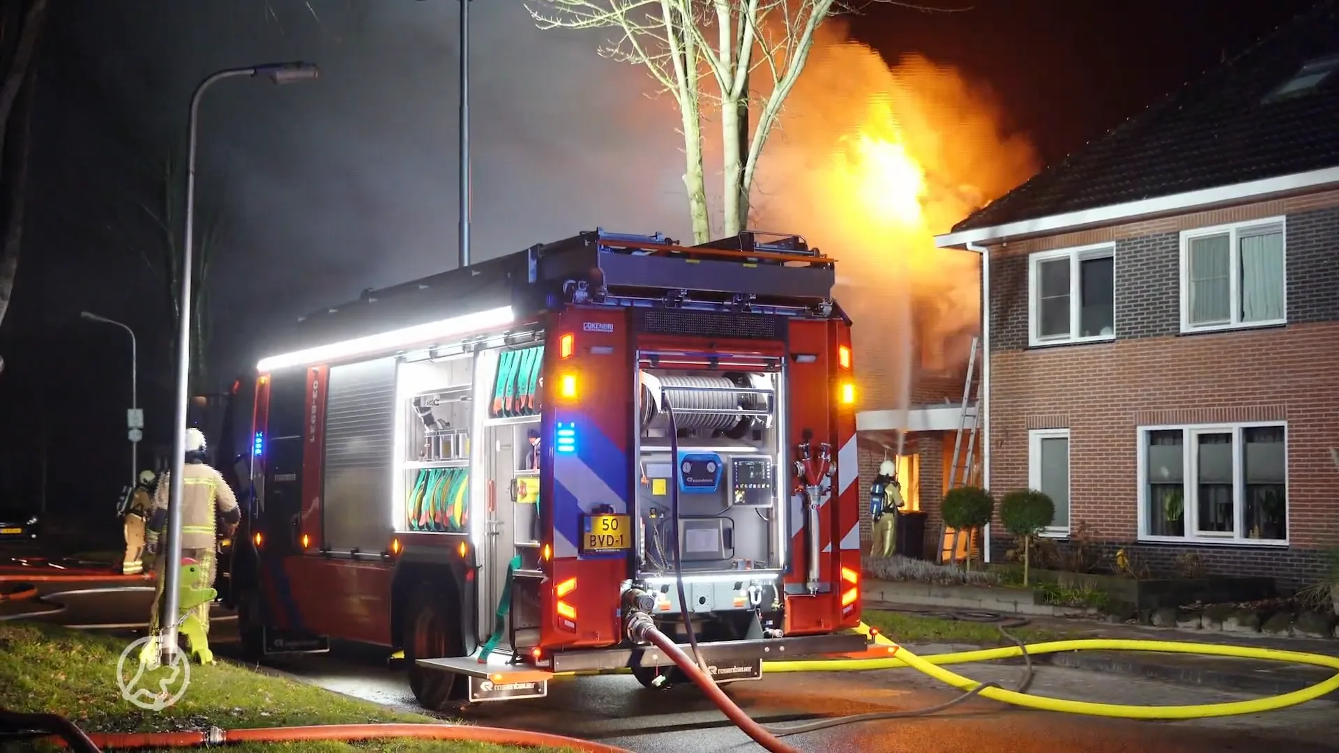 Buurtbewoners over bizarre ontsnapping met baby tijdens brand