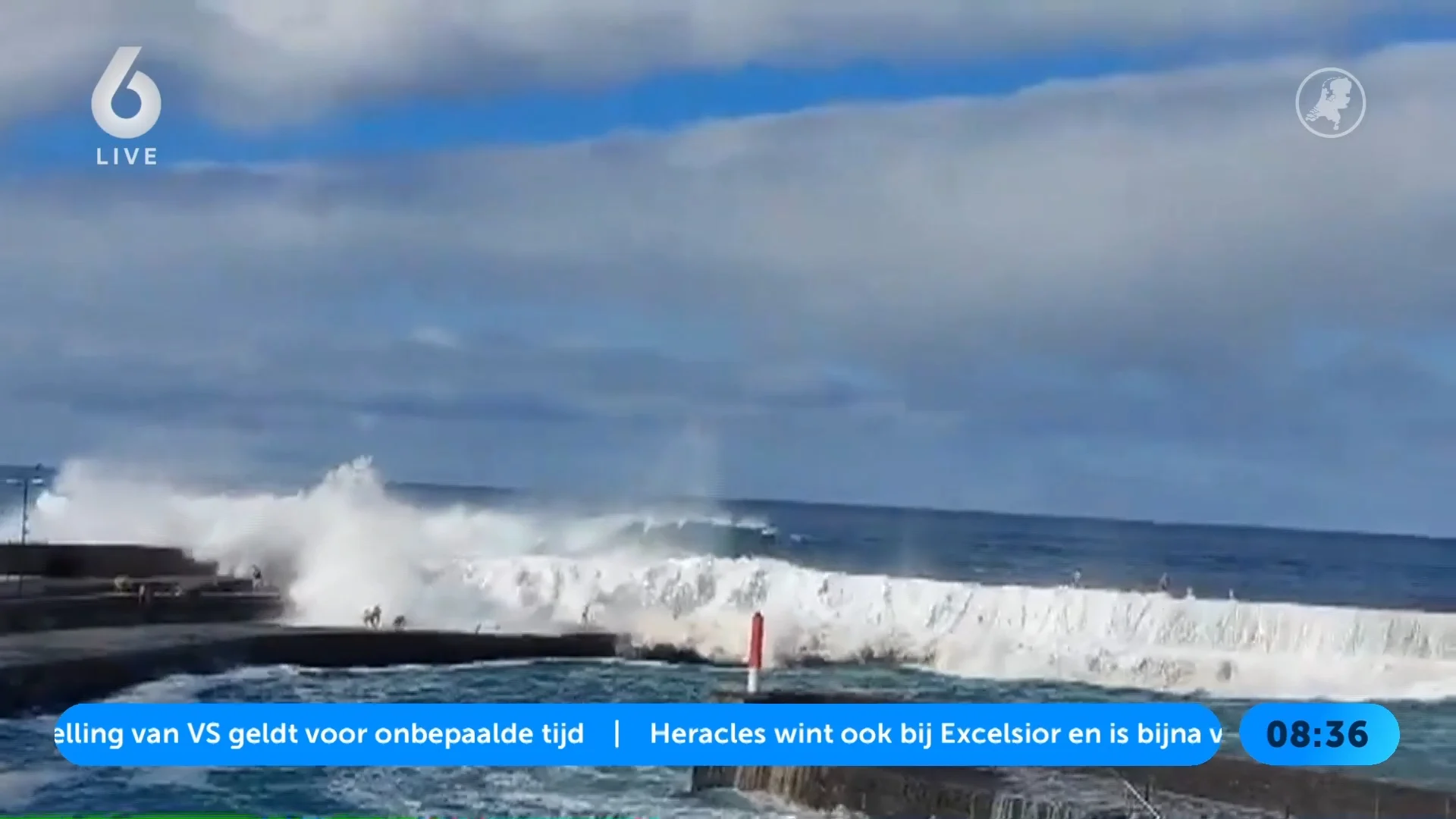 Nederlandse vrouw overleden bij zeer hoge golven Tenerife