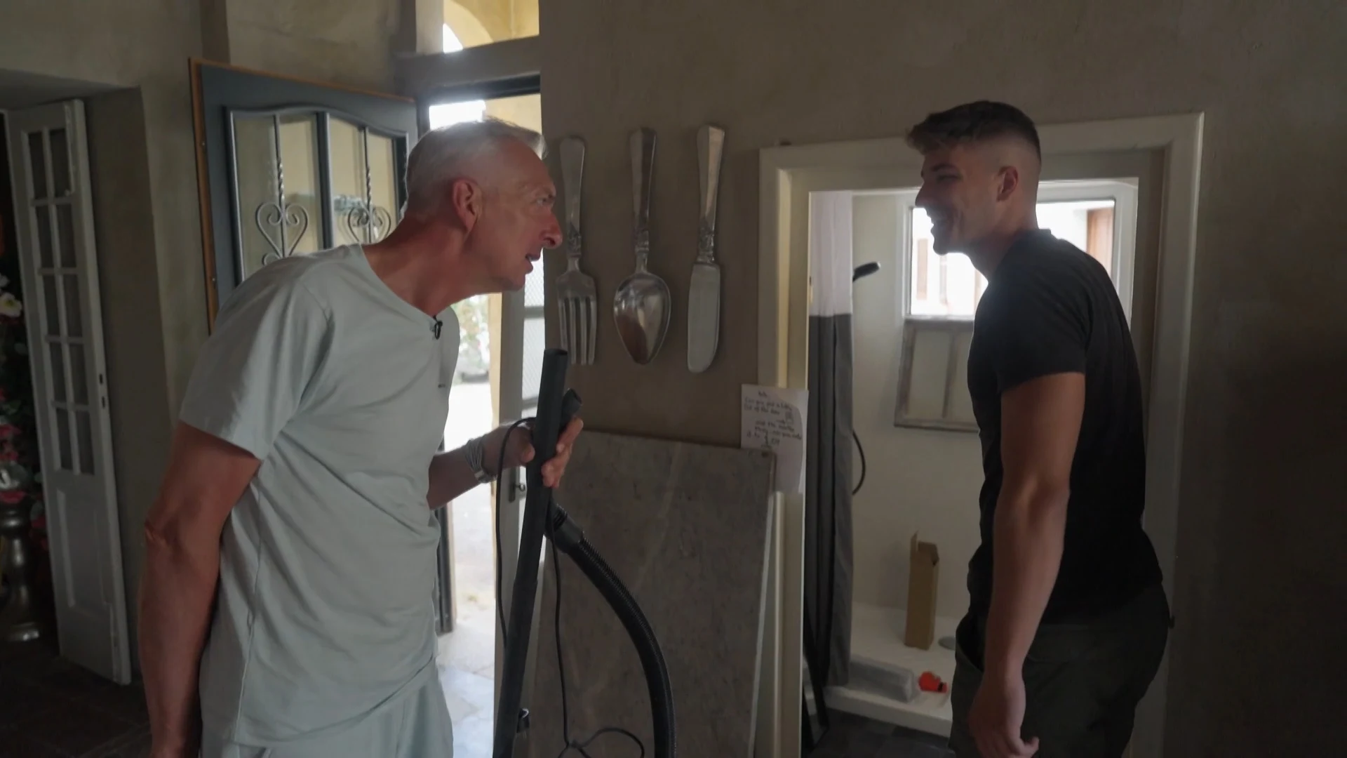 De tegelzetter is jarig