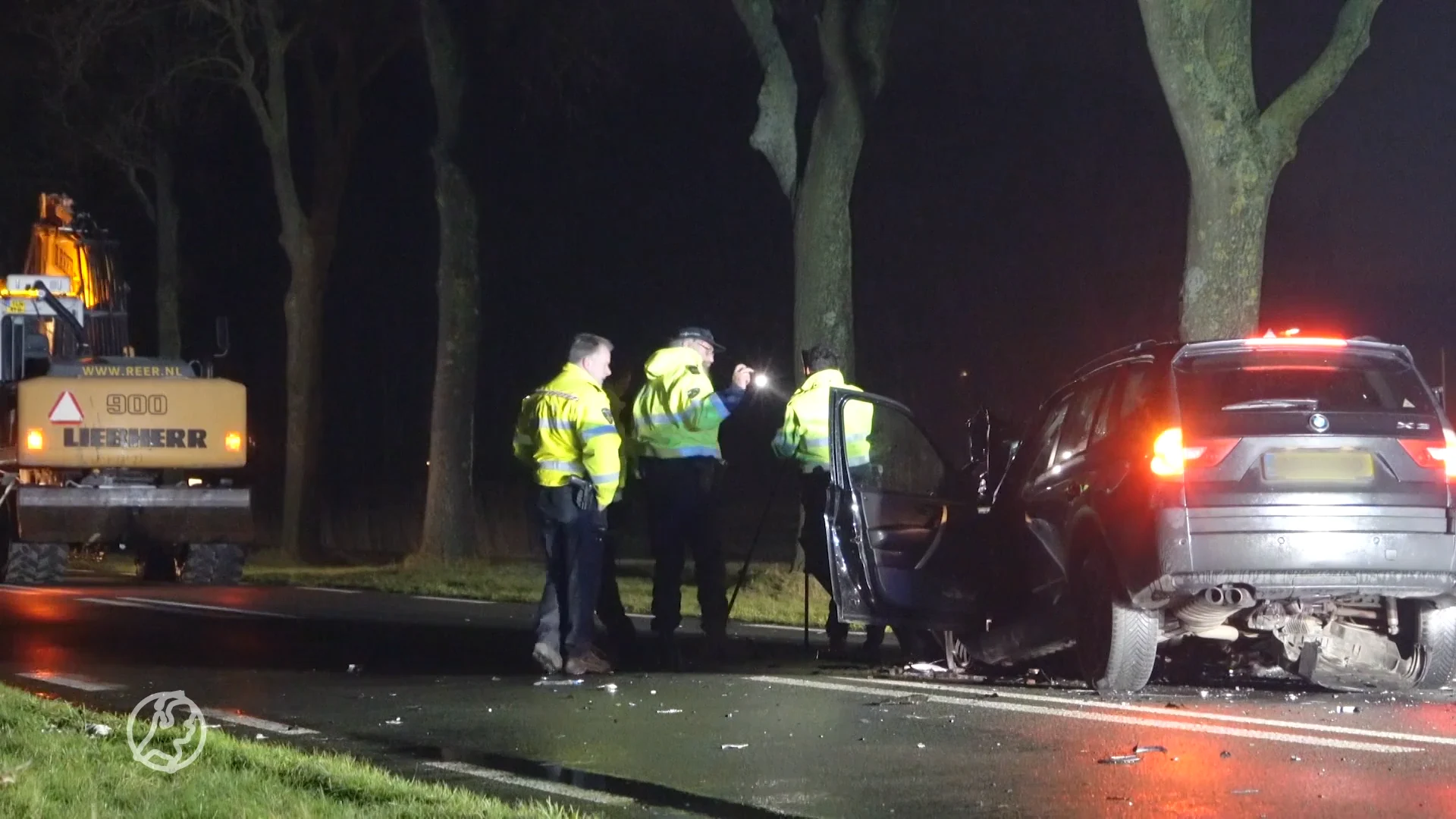 Man overleden door aanrijding met werkvoertuig