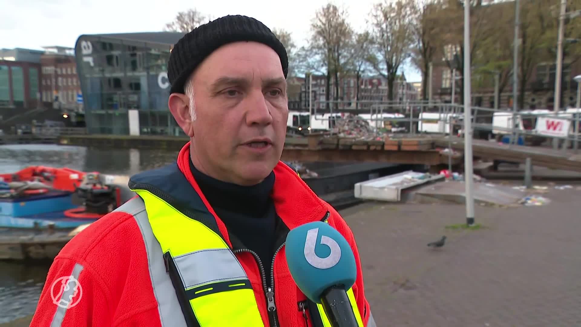 Amsterdam weer schoongemaakt na bruisend Koningsdag