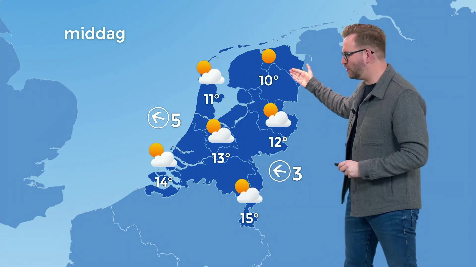 Zonnige start van het weekend, maar dit duurt niet lang