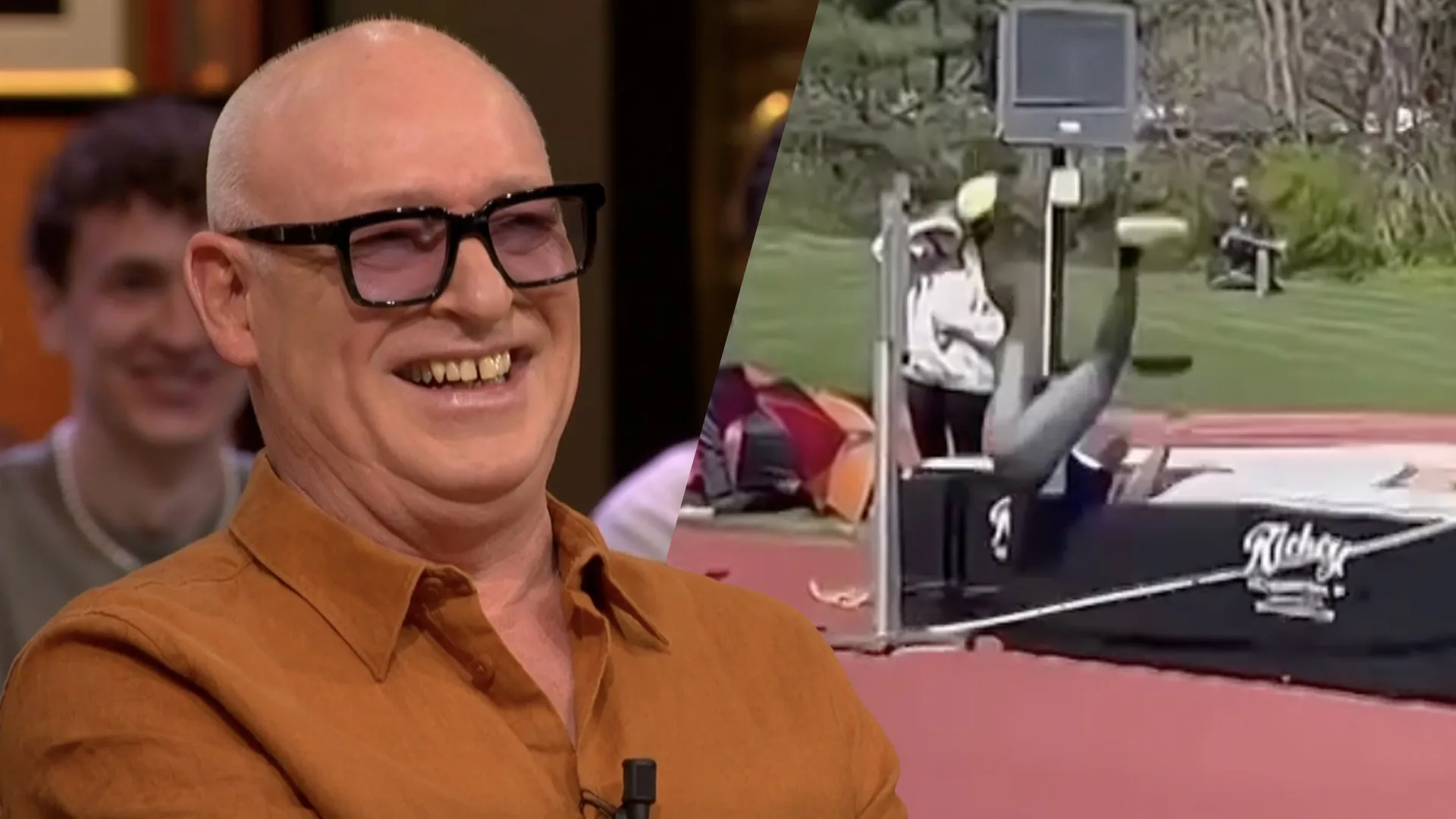 René van der Gijp moet lachen om poging van hoogspringer: 'Wél een ontzettend goede aanloop!'