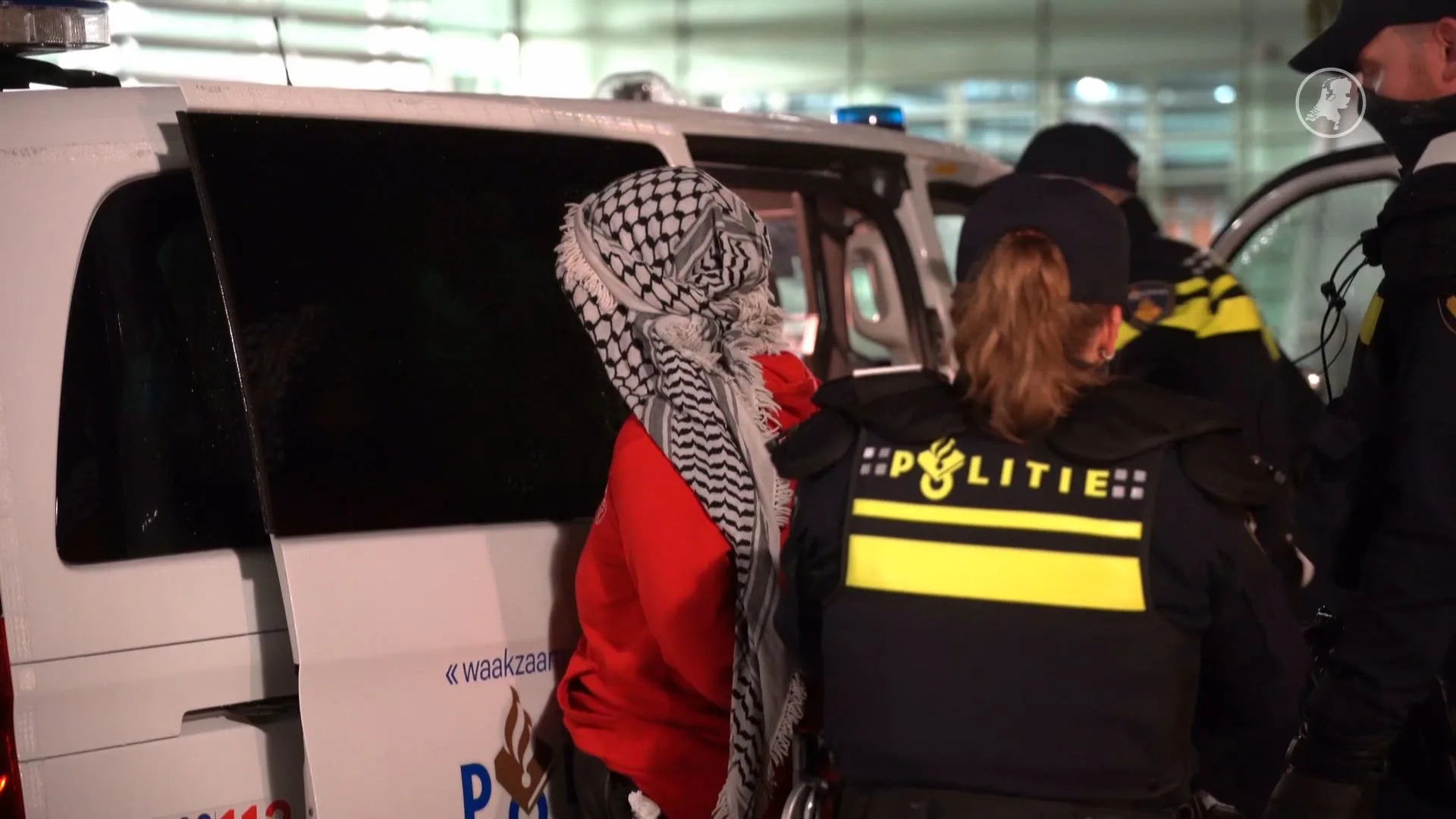 Activisten universiteitsgebouw Nijmegen aangehouden