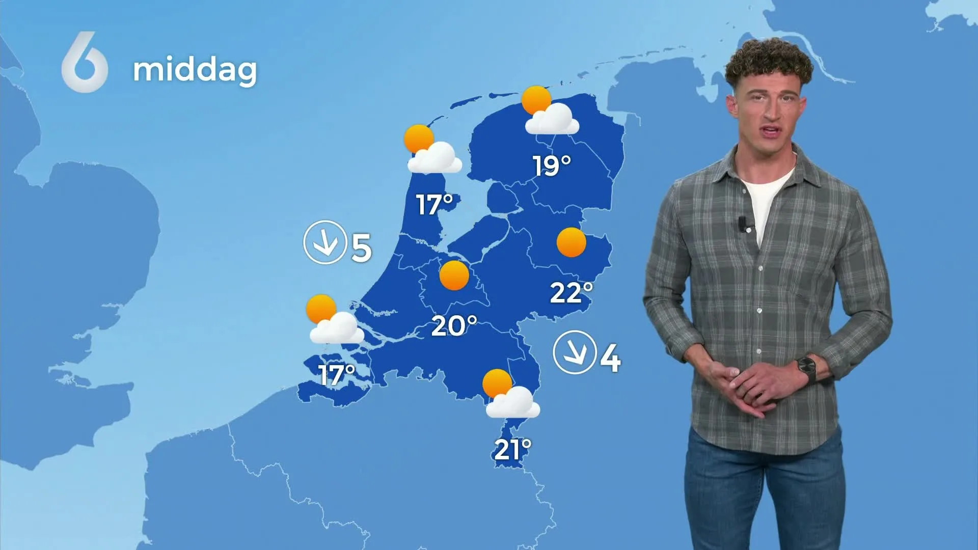 Stralende zondag: flink wat zon en temperaturen tot 22 graden