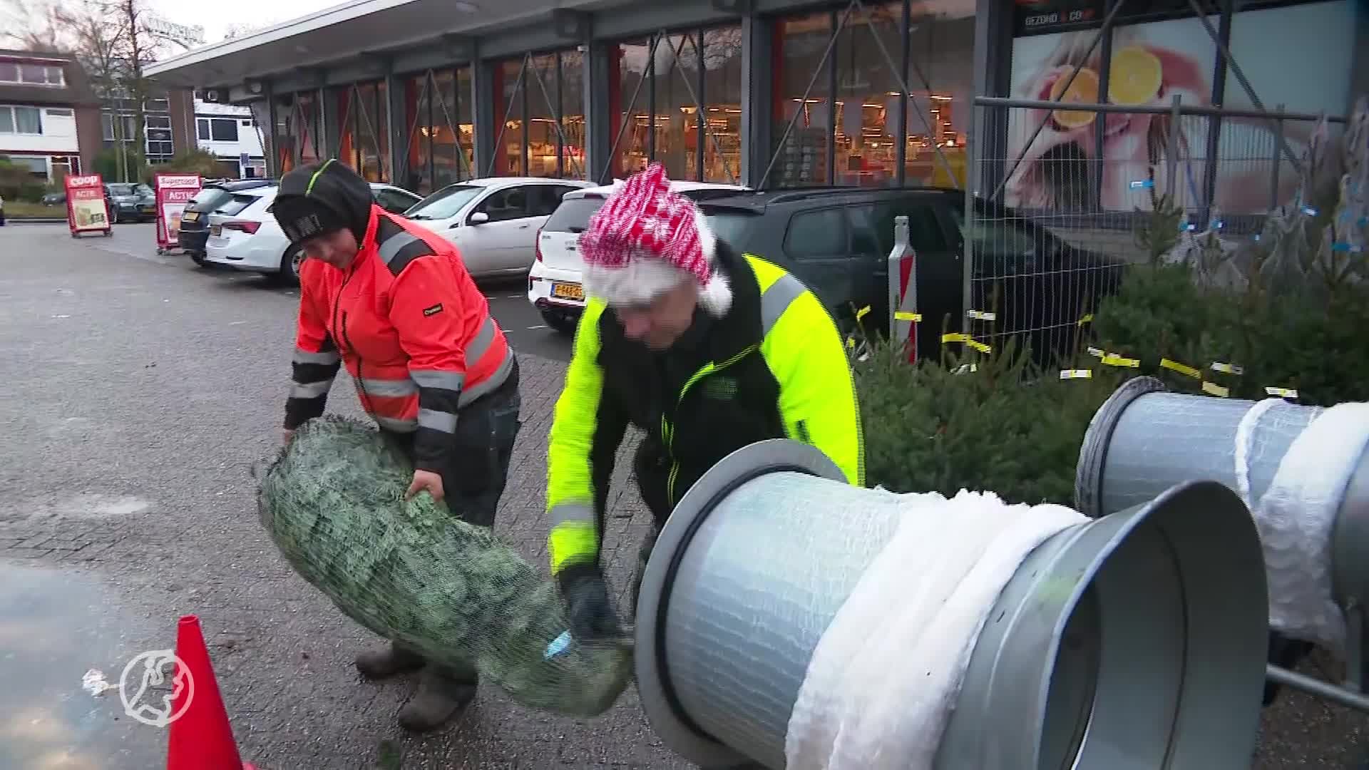 Kerstboomverkopers klaar voor de piek: 'Hoop er 100 tot 150 te verkopen'
