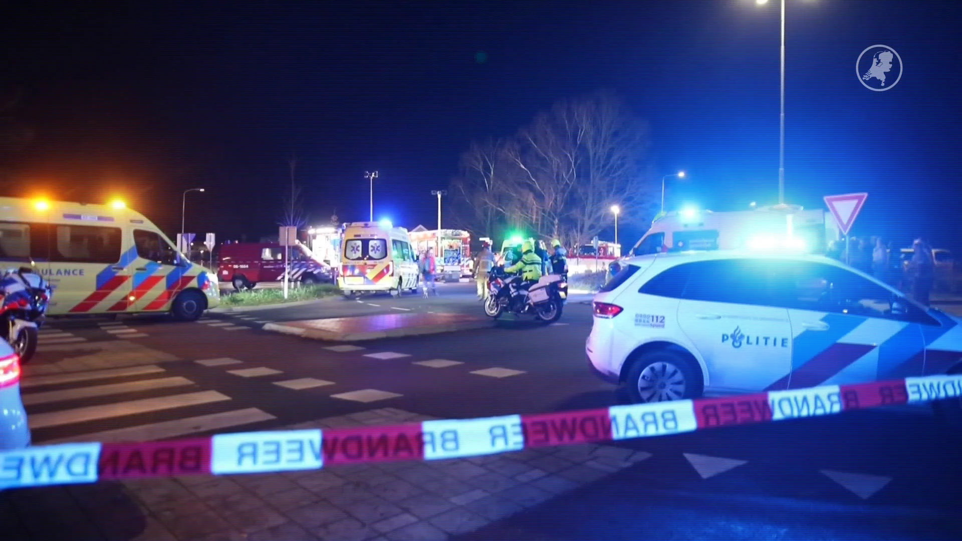 Negen gewonden nadat auto is ingereden op groep mensen in Nunspeet