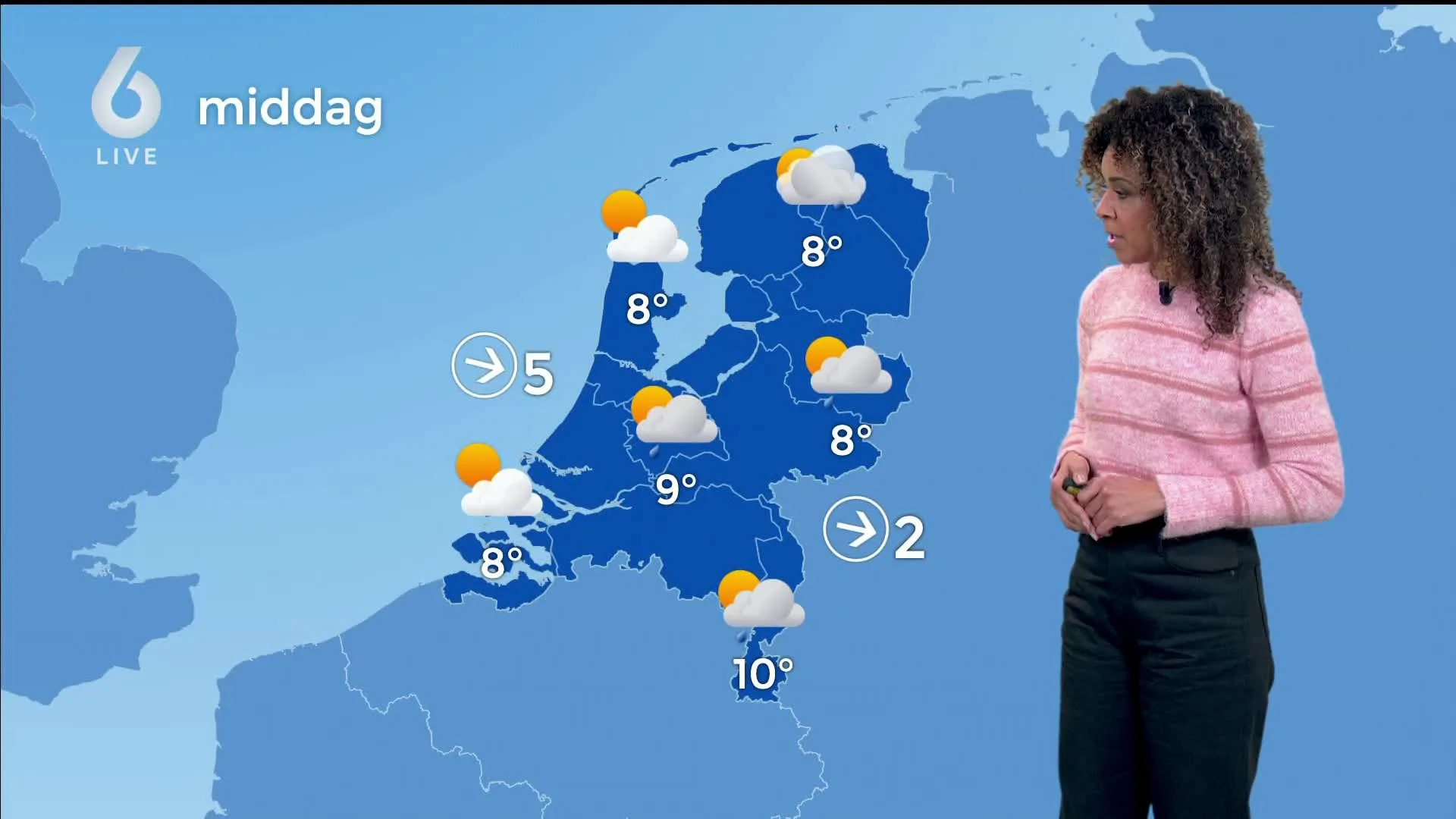 Weer: enkele felle buien met mogelijk hagel, opklaringen zorgen voor zon