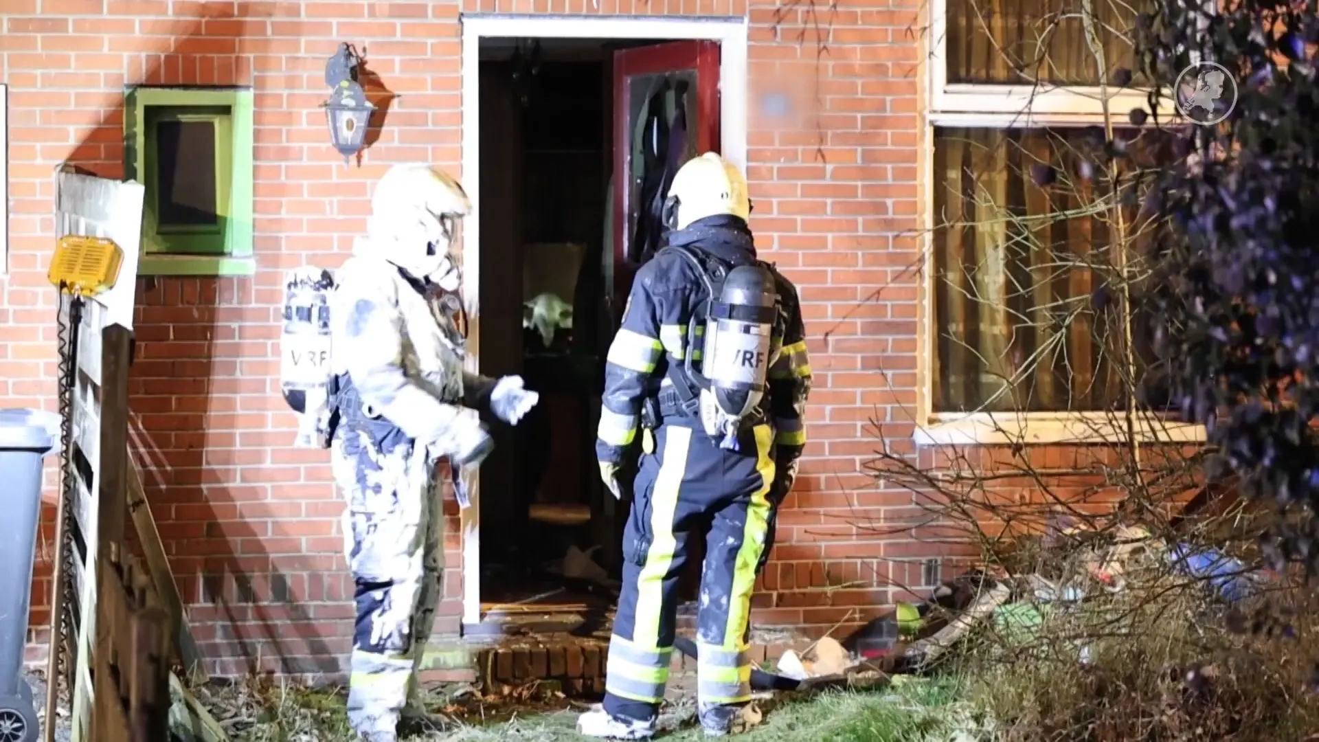 Brandweer vindt overleden bewoner bij brand in Friesland