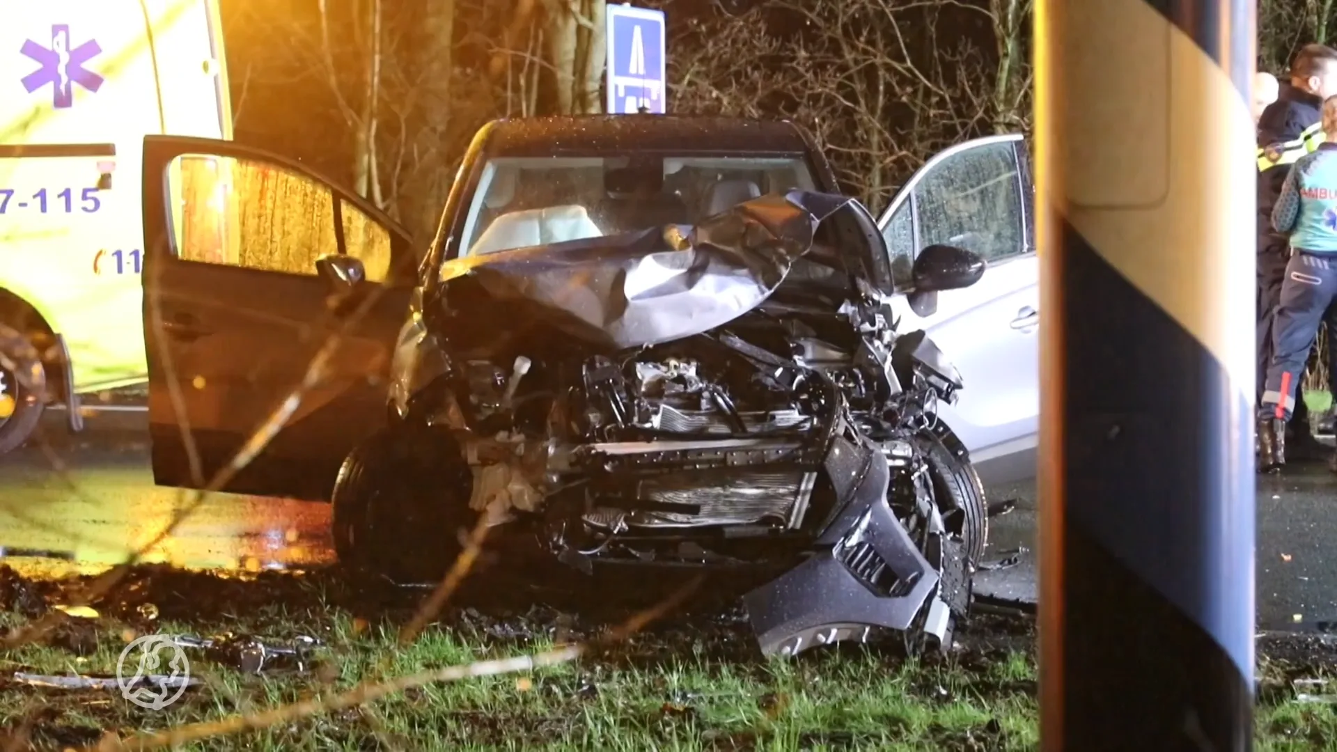 Ernstig ongeluk met meerdere auto's in Barneveld