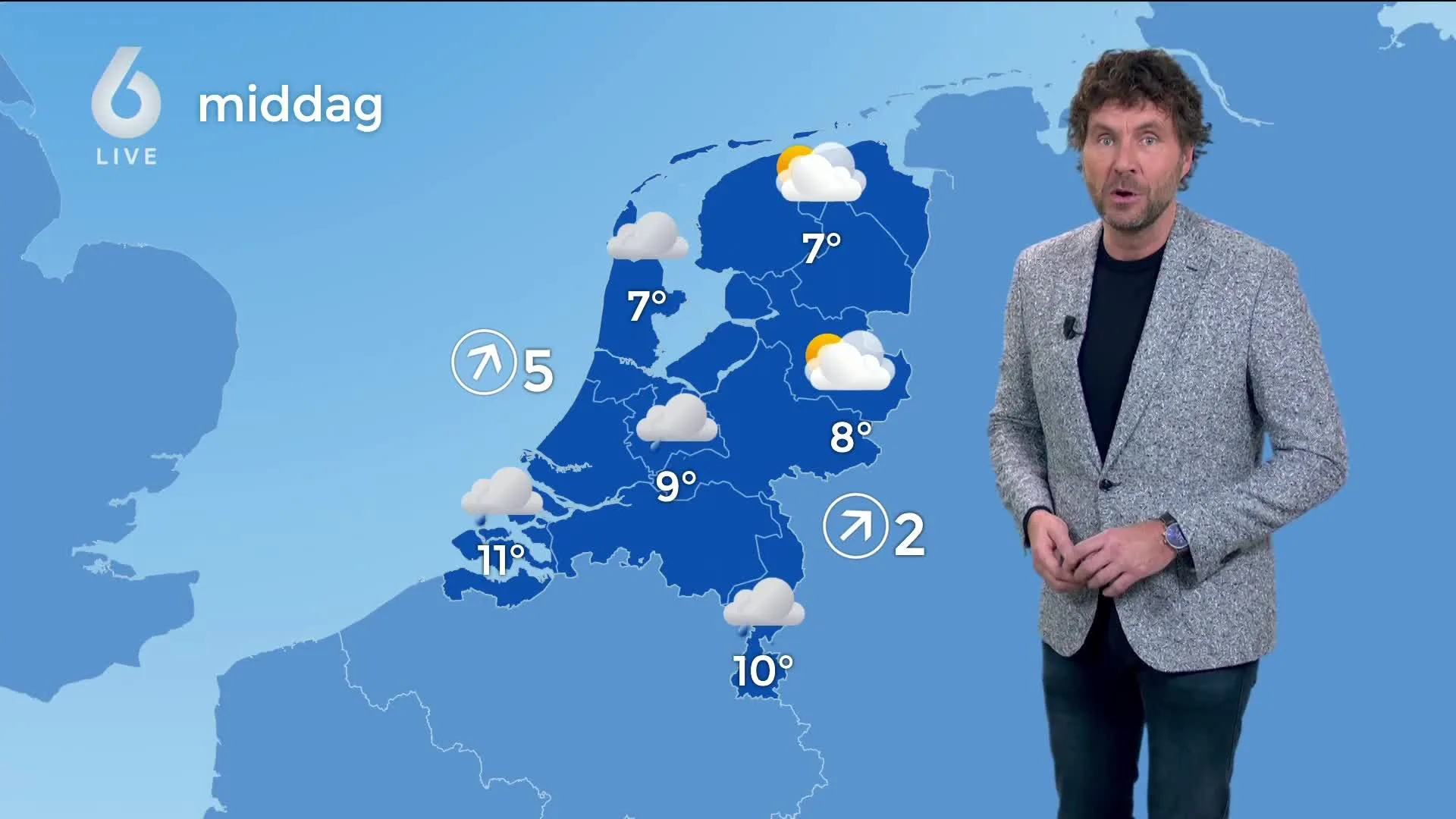 Zonnig en droge dagen voor de boeg