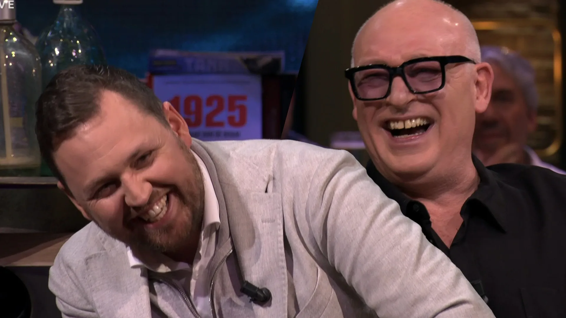 Cybermannetje Dave Maasland ligt in een deuk na opmerking René van der Gijp: ‘Hackie!’