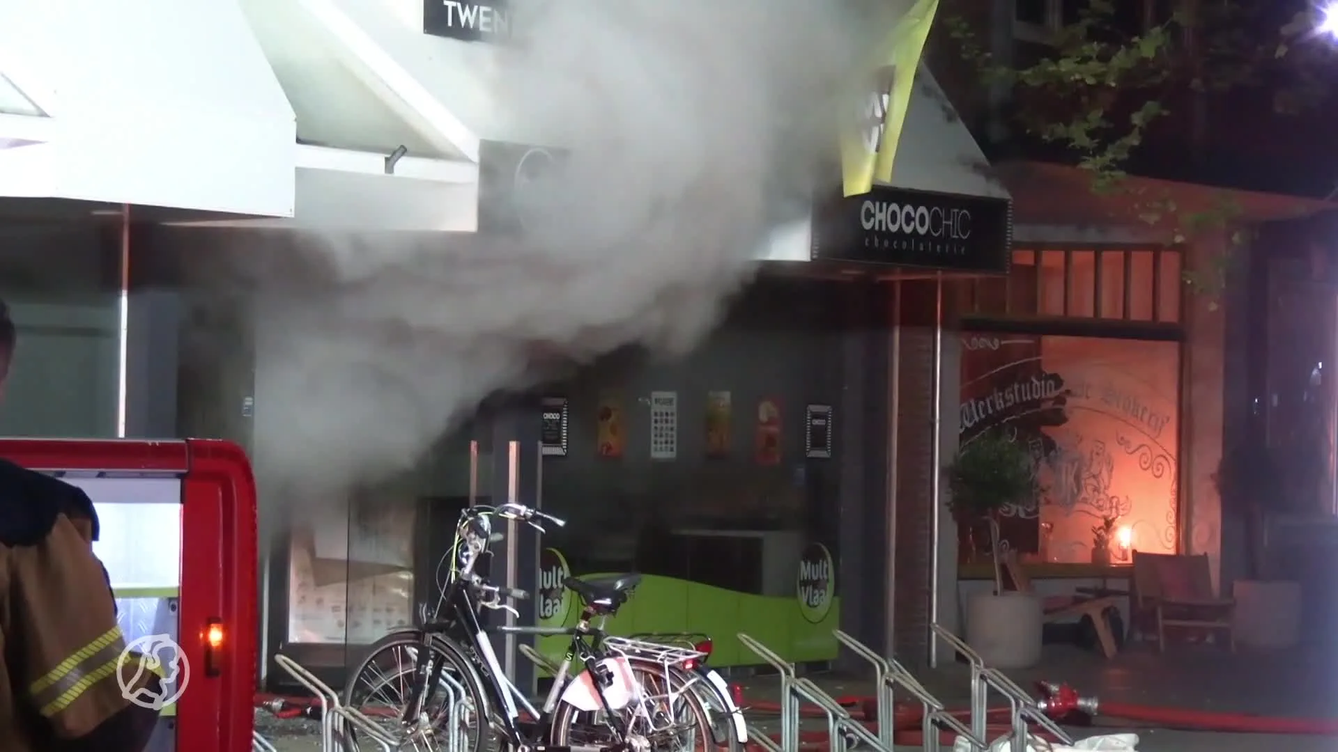 Grote brand in binnenstad Hengelo