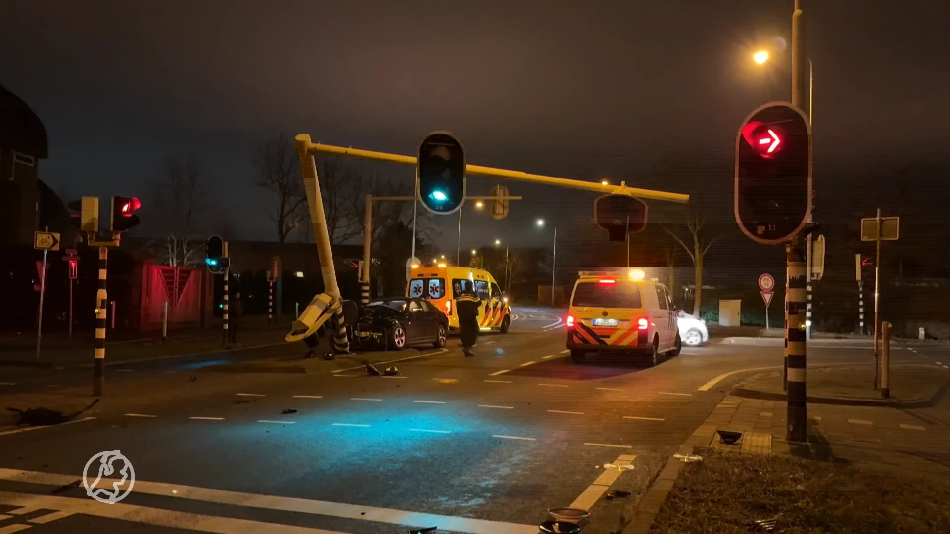 Gewonden en ravage bij eenzijdig ongeluk in Naaldwijk