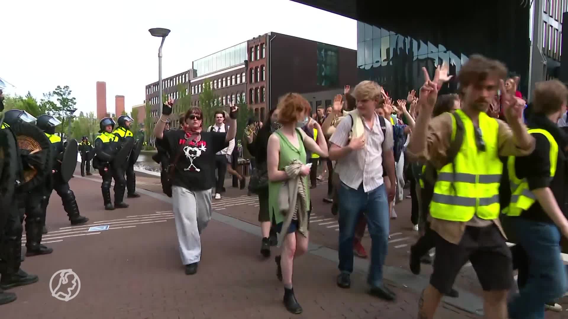 Studenten UvA demonstreren weer