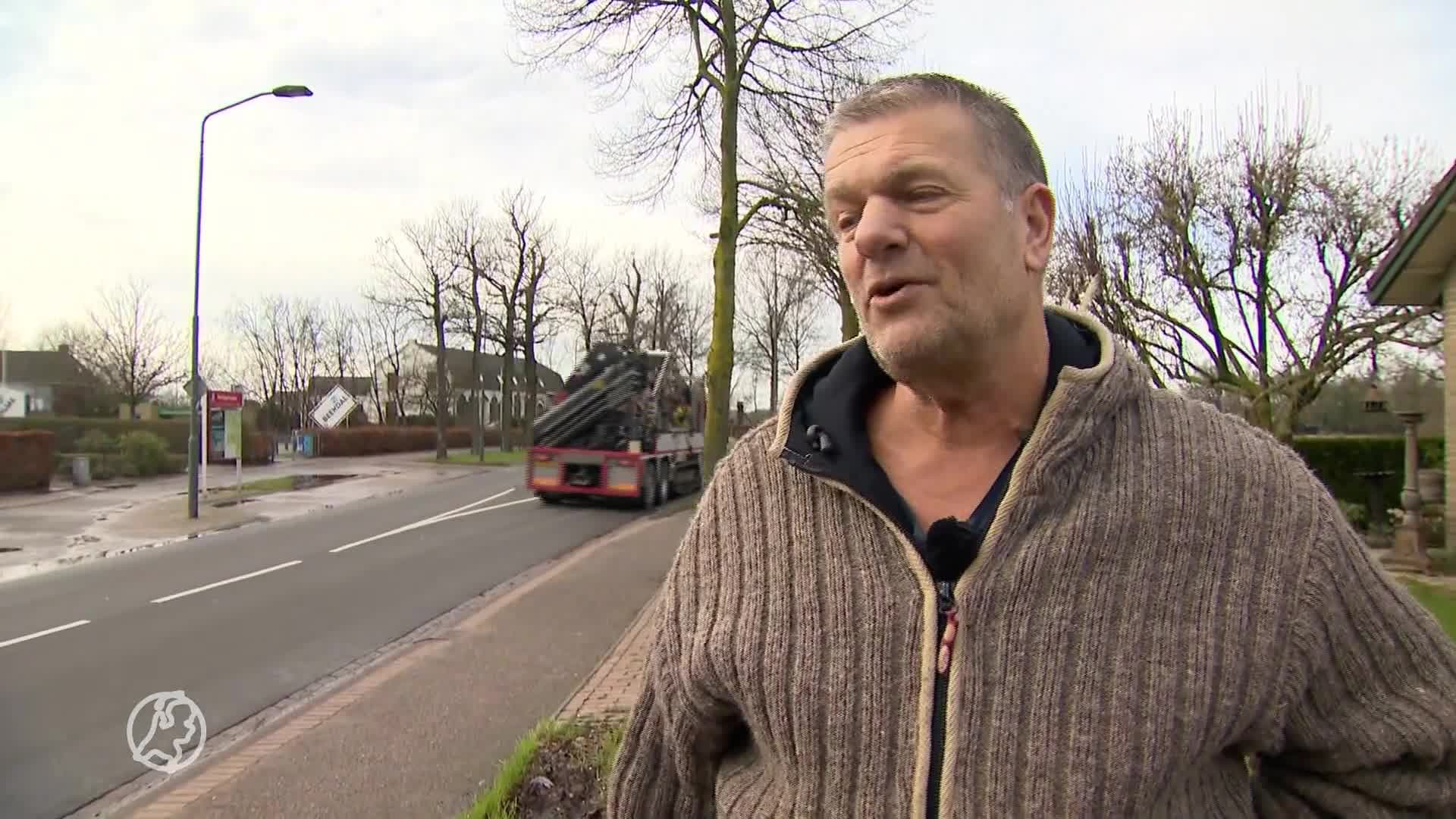 Scheuren in Chaamse woningen door voorbijdenderende vrachtwagens