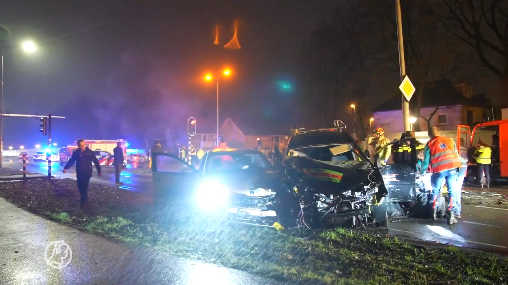 Twee gewonden en flinke ravage na dollemansrit Eindhoven