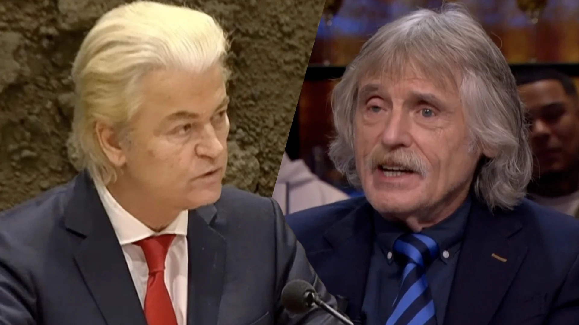 Johan Derksen hoort Geert Wilders over GroenLinks-PvdA: 'Eigenlijk heeft hij groot gelijk!'