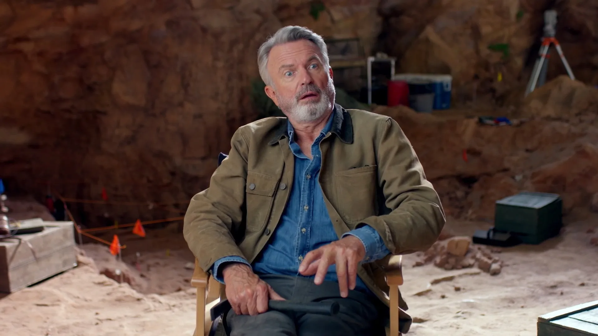 Sam Neill over Jurassic World: Dominion