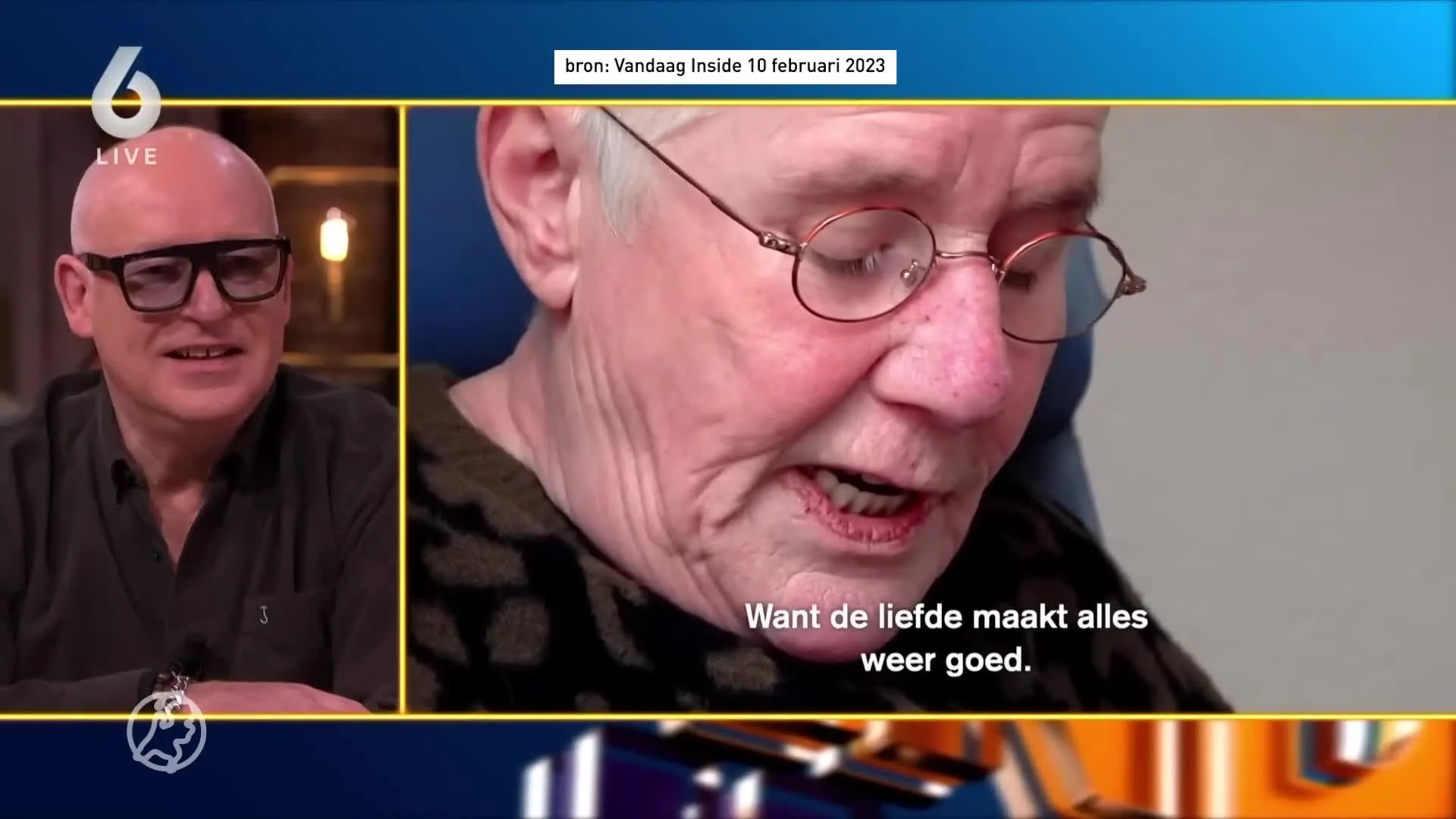 Pieter en zijn buurvrouw Roos veroveren sociale media met bijzondere boodschap