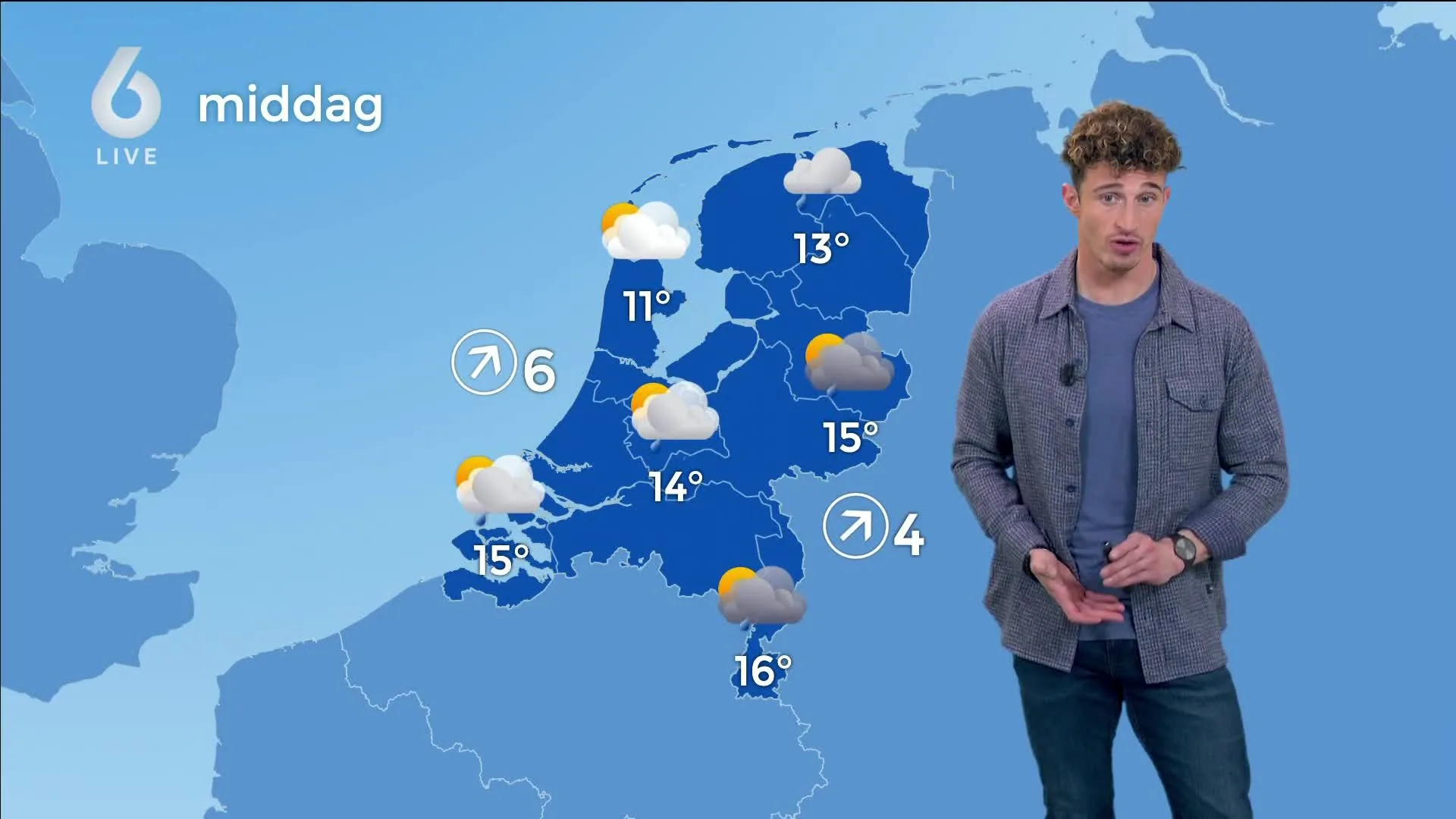 Weerbericht vrijdag 15 maart