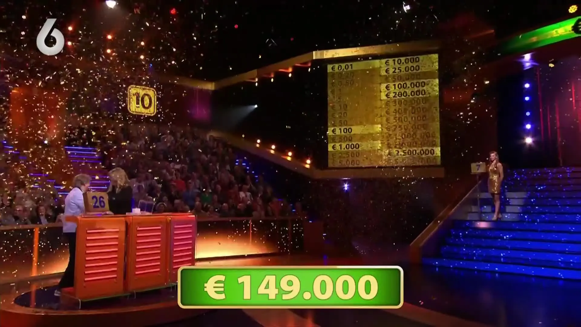 Kandidaat wint 149.000 euro na bloedstollende finale