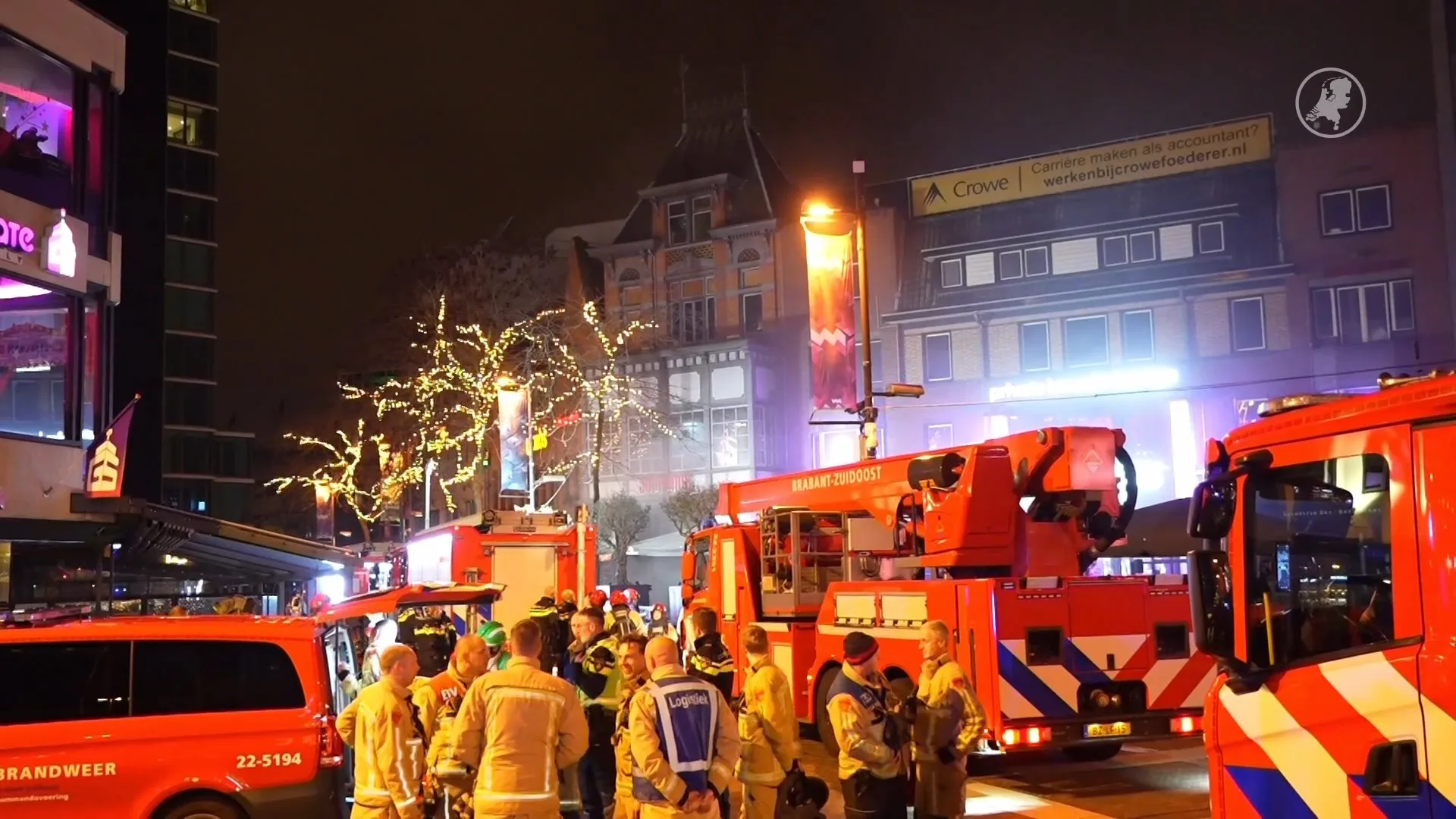 Ontruimingen in Eindhoven door zeer grote brand