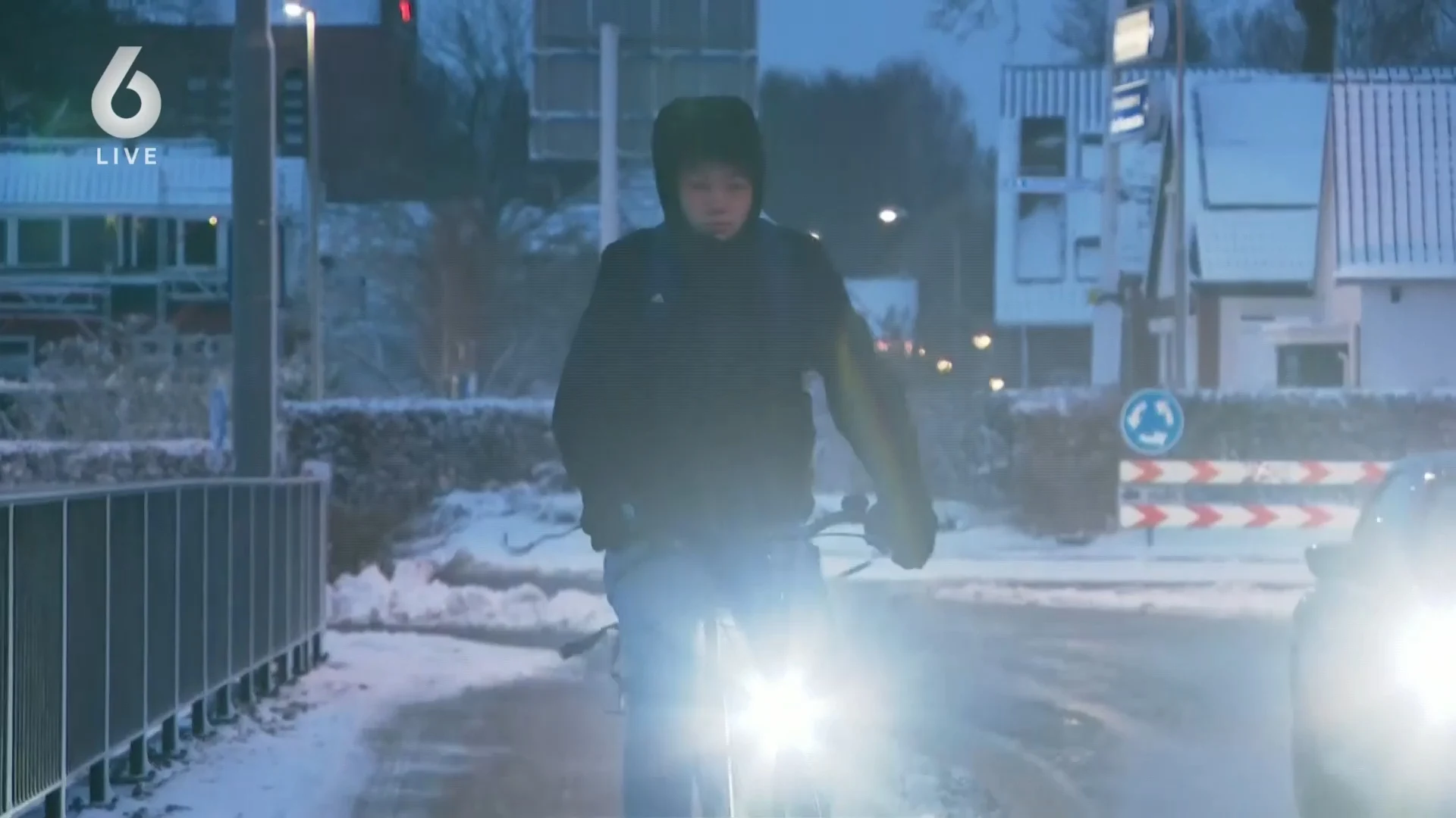 Code oranje in het Hoge Noorden, was dat te merken?