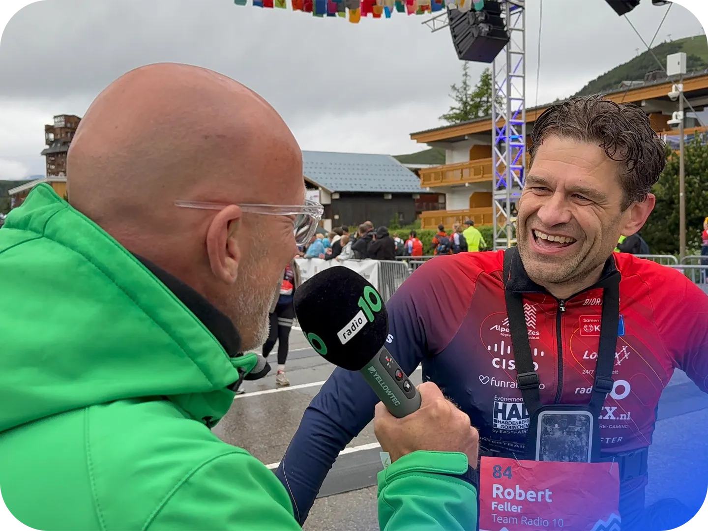 René Verkerk met Robbert Feller (2025).