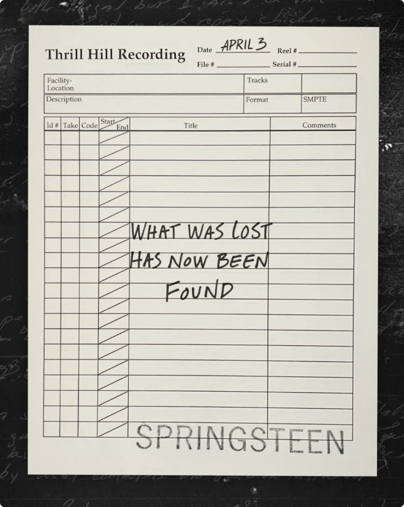 Bron: Bruce Springsteen op Instagram.