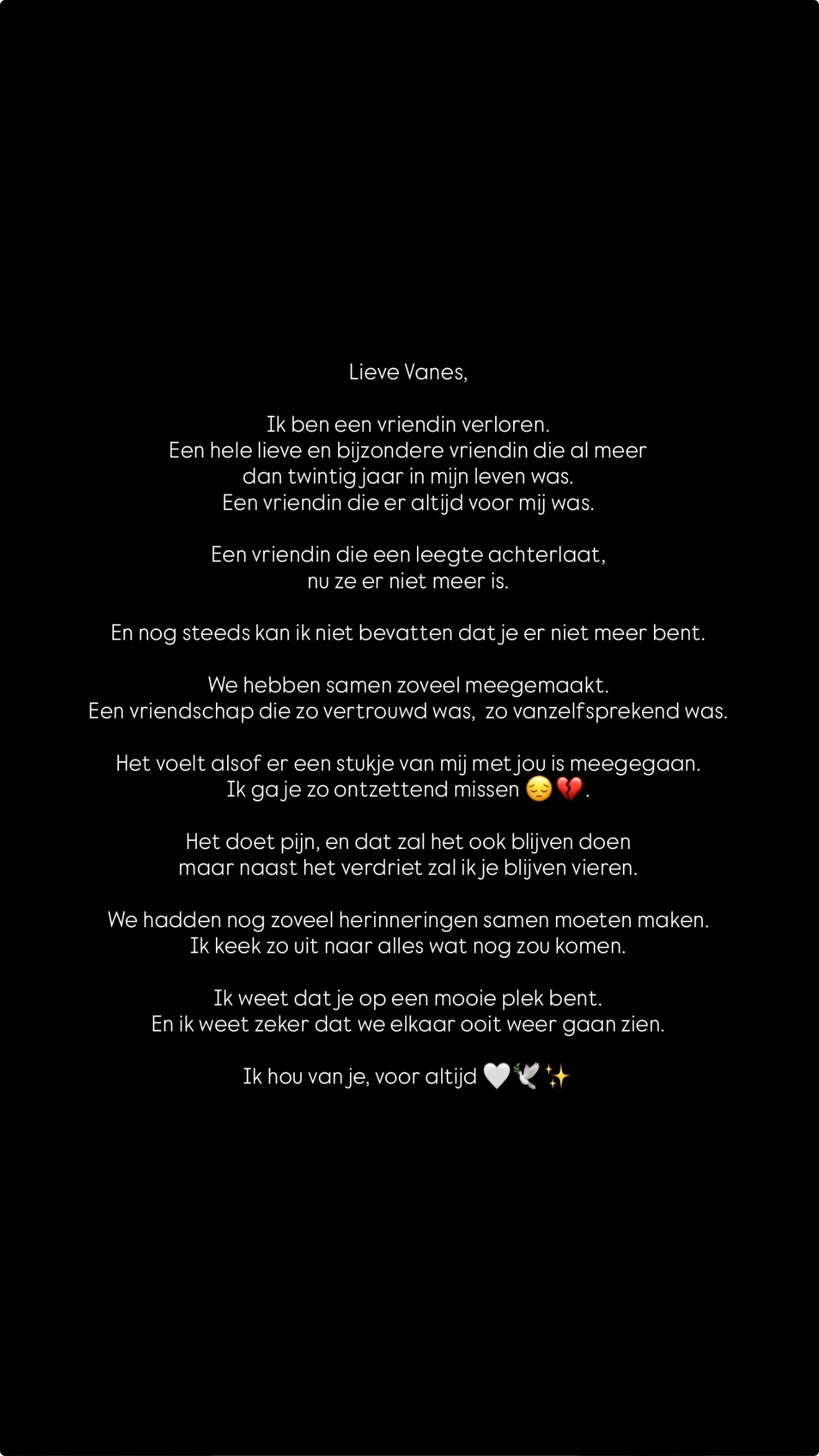 Bron: Instagram Jaimie Vaes