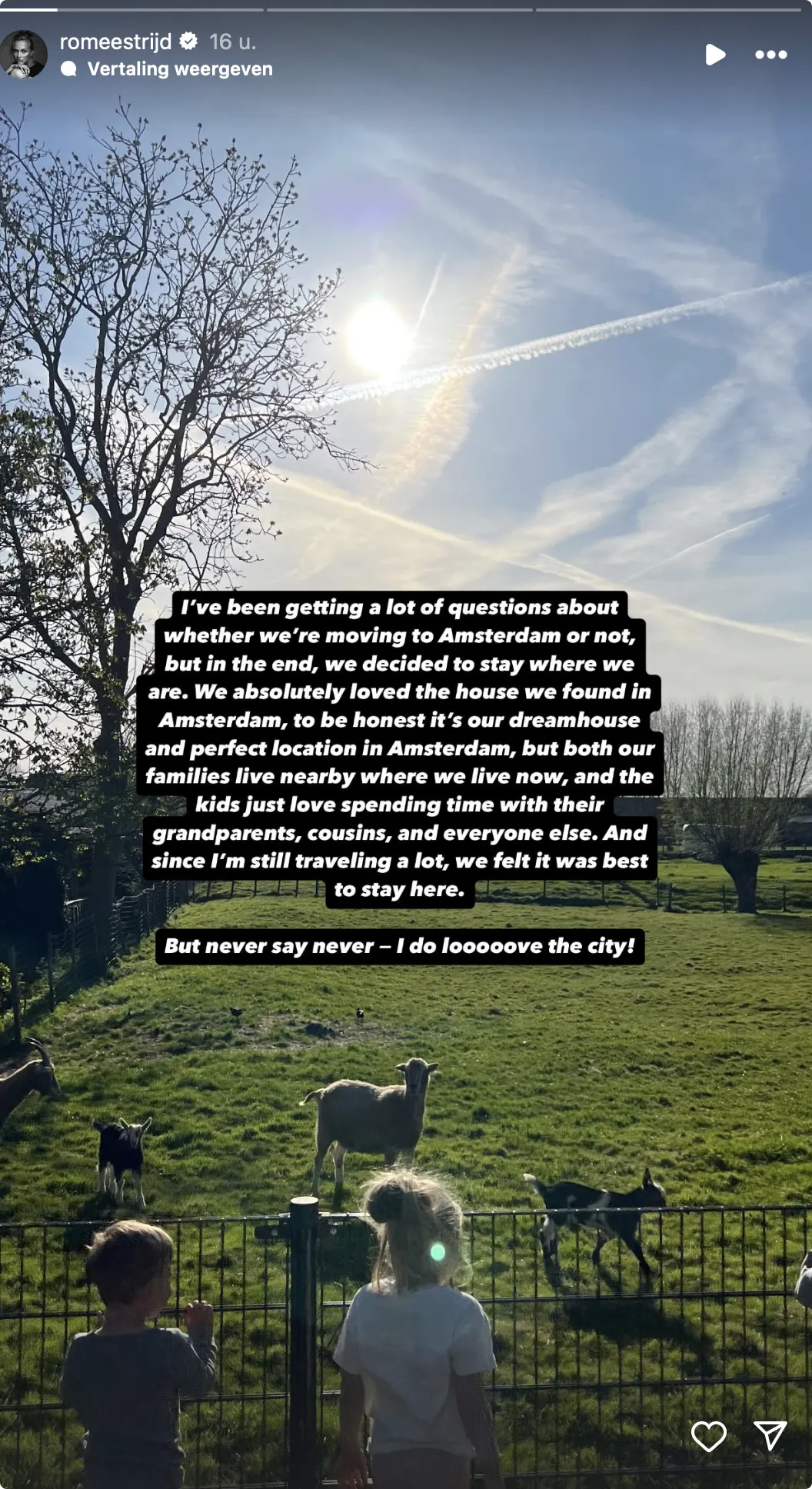 Bron: Instagram Romee Strijd