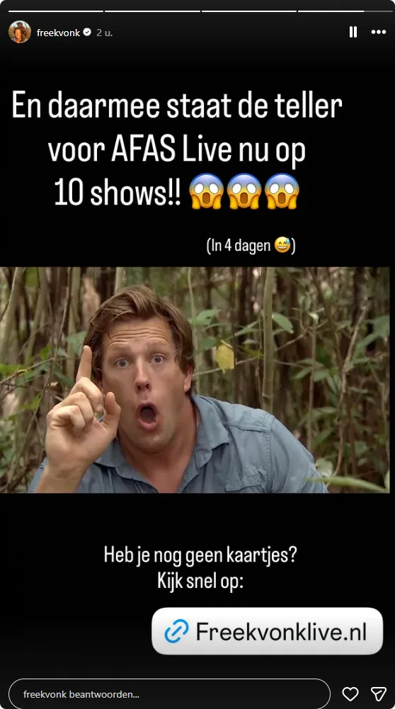 Bron: Instagram Freek Vonk