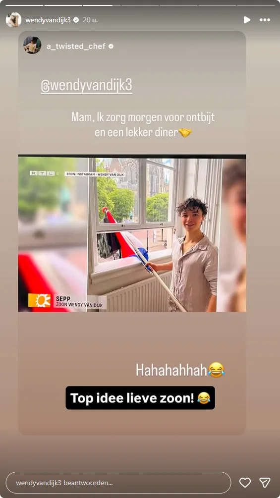 Bron: Instagram Wendy van Dijk
