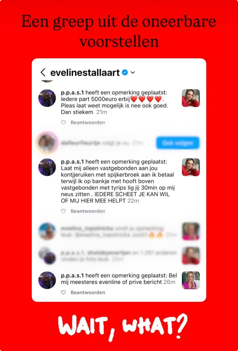 Bron: Instagram Eveline Stallaart