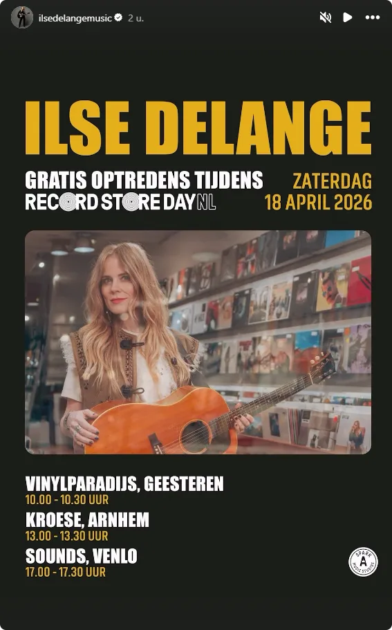 Bron: Instagram Ilse DeLange