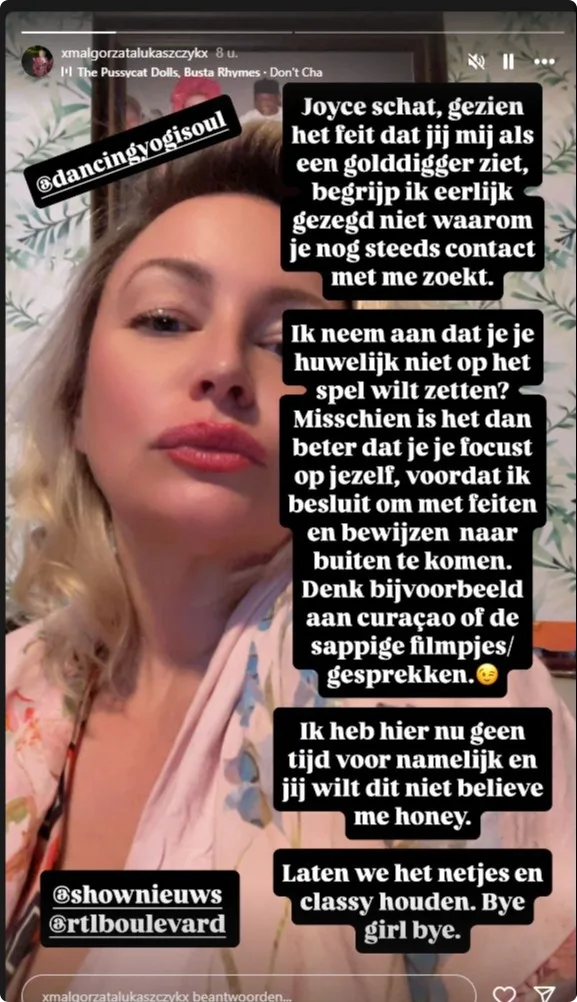 Bron: Instagram Malgosia