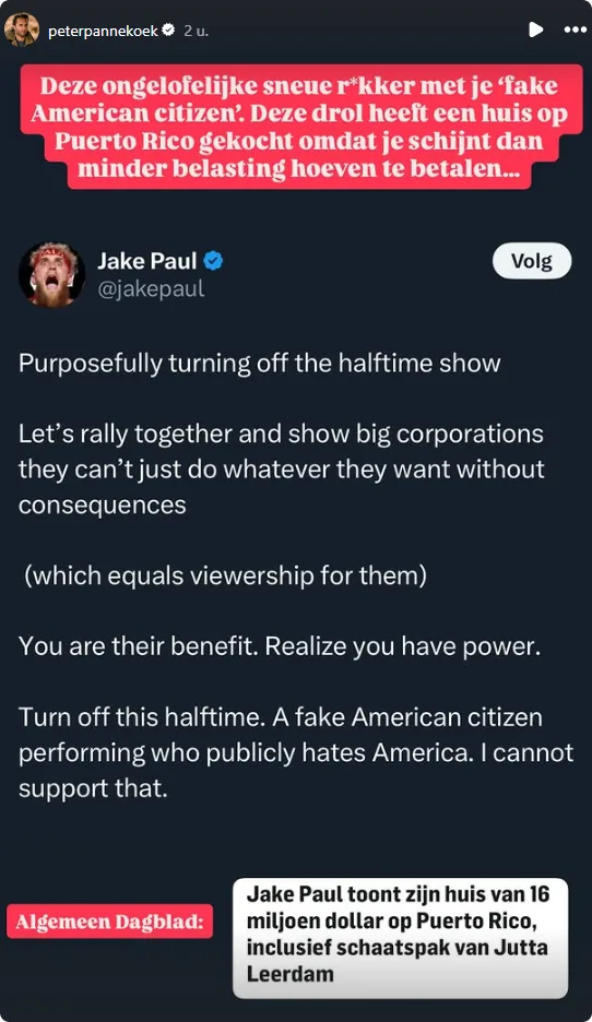 Bron: Instagram Peter Pannekoek