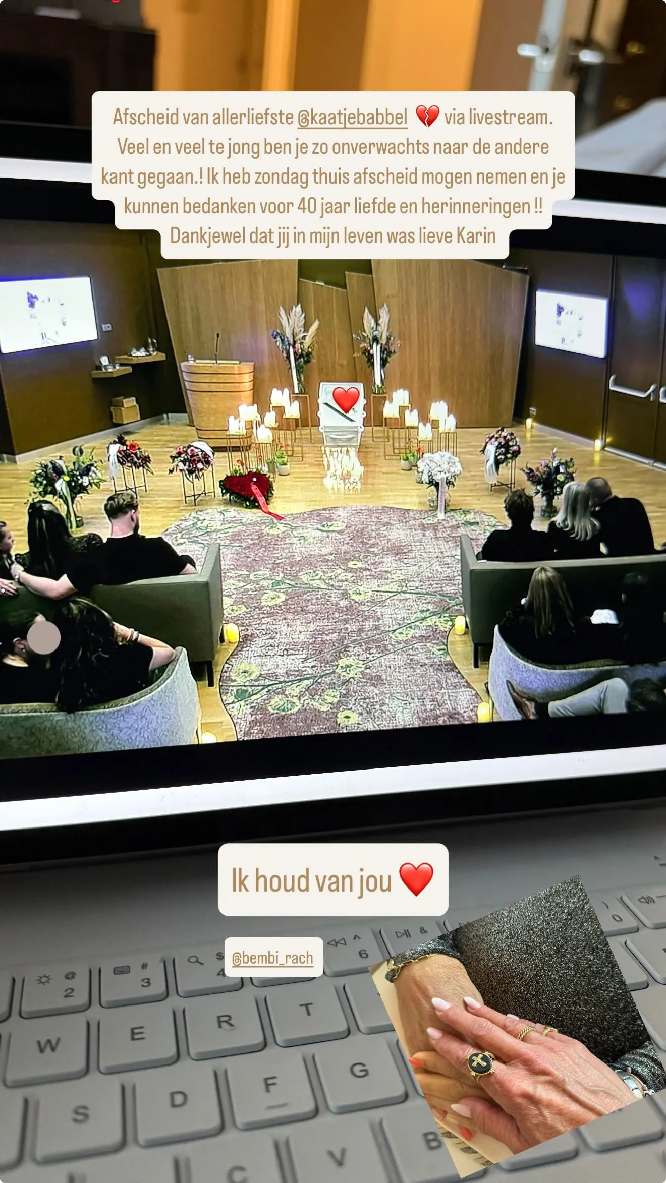 Bron: Instagram Monique Westenberg