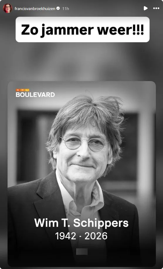 Bron: Instagram Francis Broekhuizen