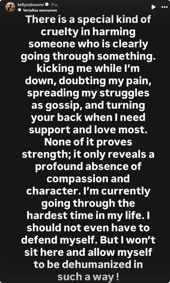 Bron: Instagram Kelly Osbourne